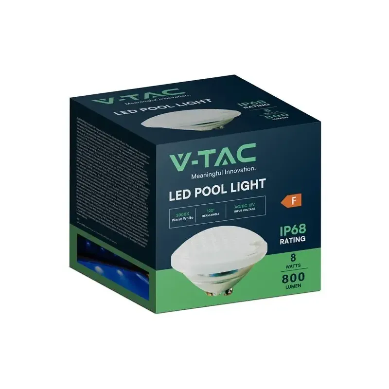 V-TAC Lampada LED da Piscina 12W PAR56 3000K IP68