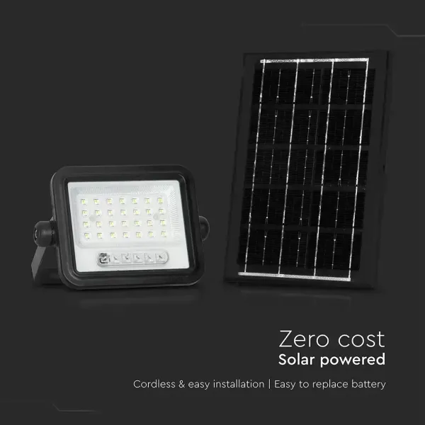 Faro LED Solare 20W Sensore Telecomando | Energy Clever
