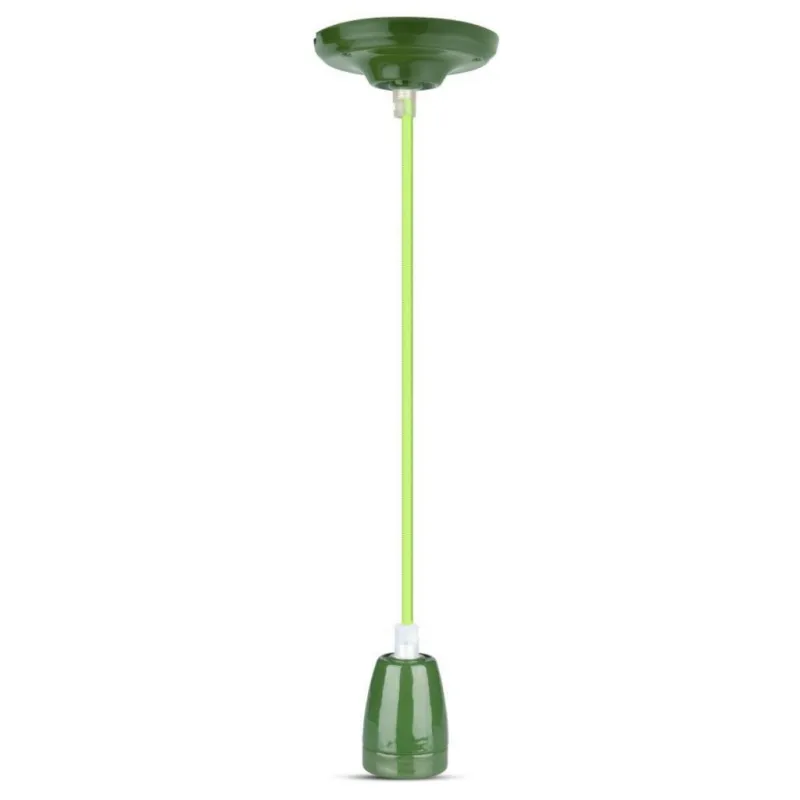Porcelan Lamp Pendant Green