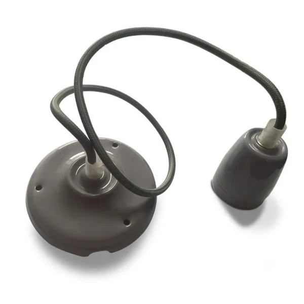 Porcelan Lamp Pendant Grey