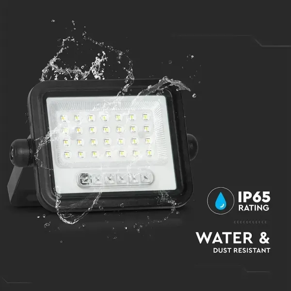 V-TAC Faro LED Solare 10W Sensore Crepuscolare | Energy Clever