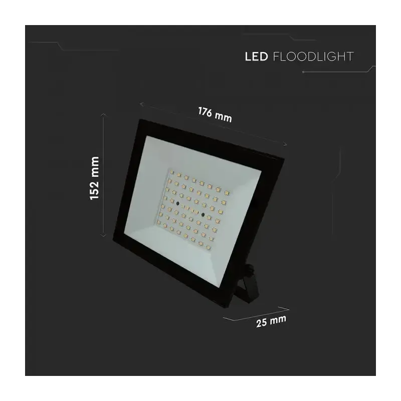 V-TAC Faro LED SMD 50W Slim  | Energy Clever