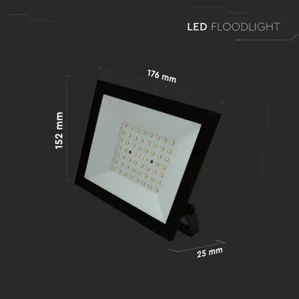 V-TAC Faro LED SMD 50W Slim  | Energy Clever