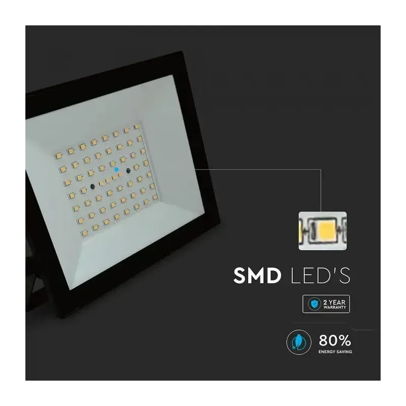 V-TAC Faro LED SMD 50W Slim  | Energy Clever
