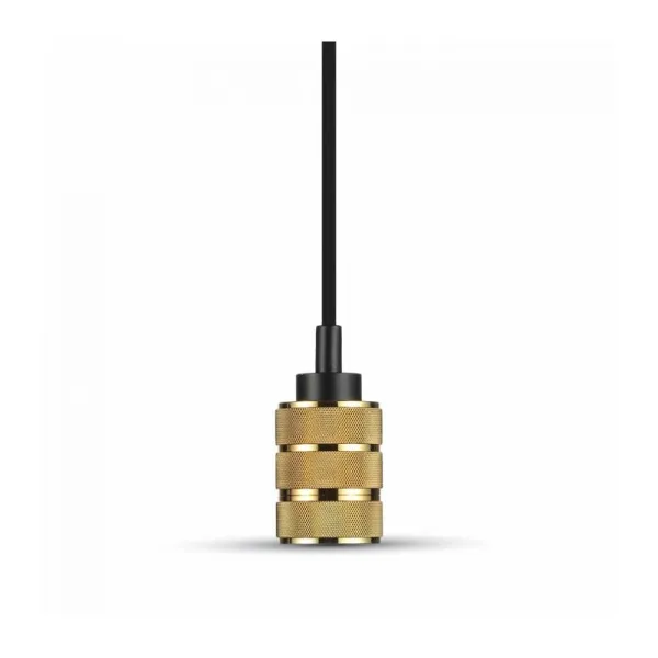 Gold 2 Rings Aluminium Lamp Holder