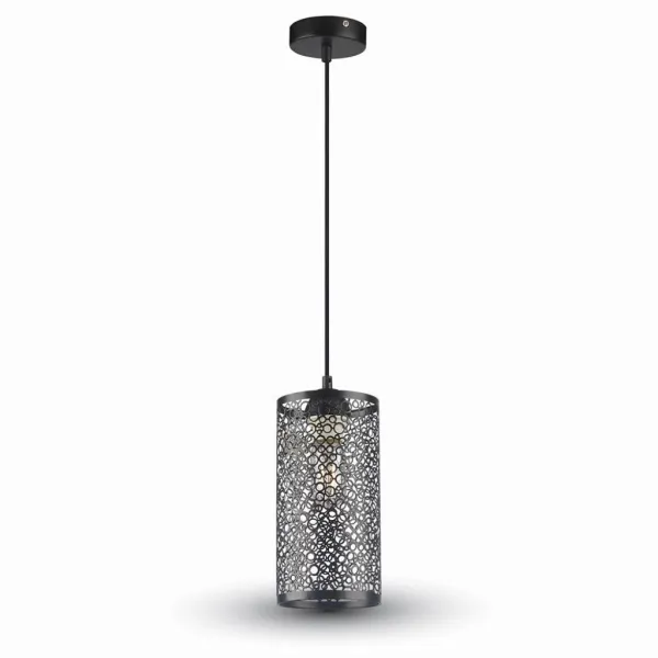 Pendant Light Matt Black with Black Canopy