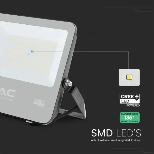 V-TAC PRO Faro Slim LED SMD Chip CREE 100W | Clever Energy