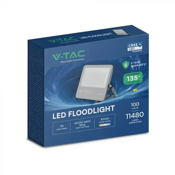 V-TAC PRO Faro Slim LED SMD Chip CREE 50W  | Energy Clever