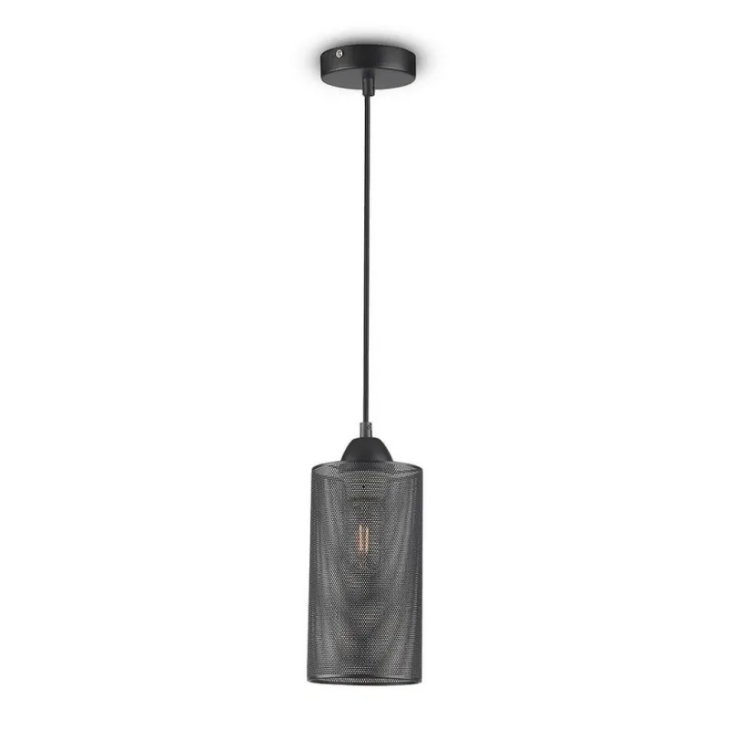 Pendant Light Matt Black with Black Canopy