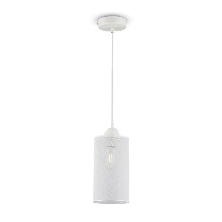 Pendant Light Matt White with White Canopy