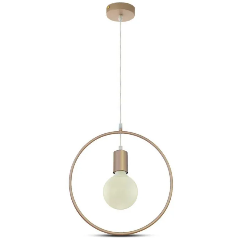 Pendant Light Champean Gold with Gold Canopy
