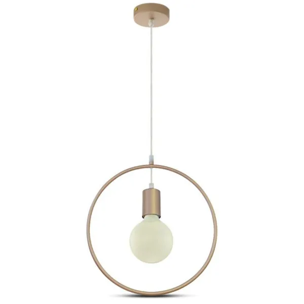Pendant Light Champean Gold with Gold Canopy