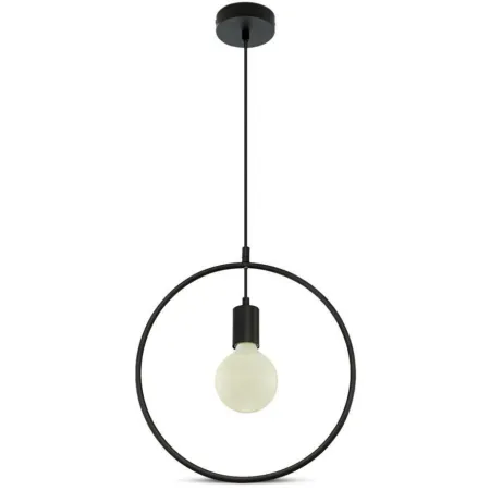 Pendant Light Matt Black with Black Canopy