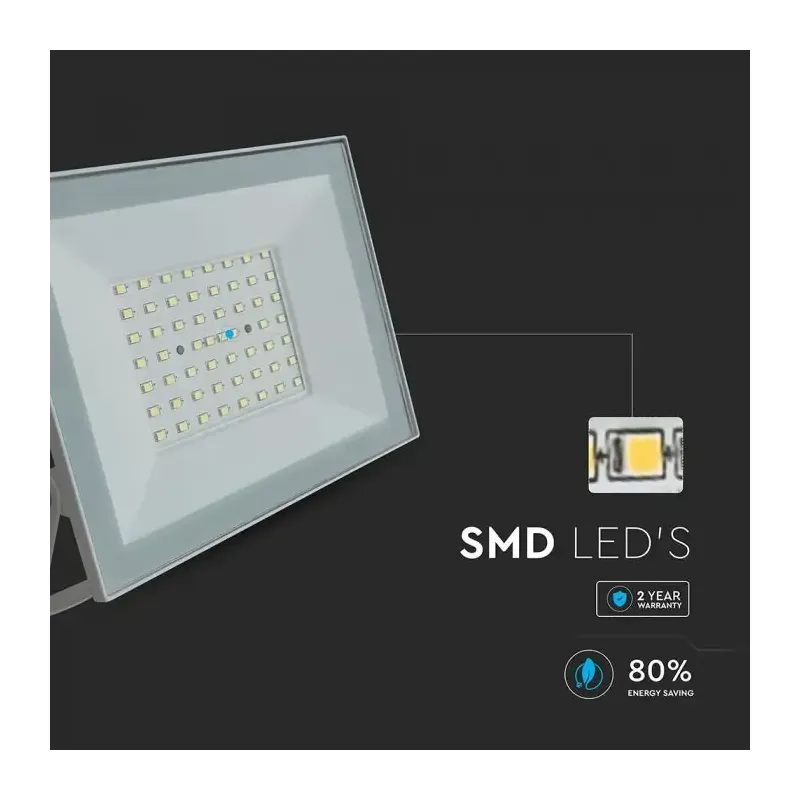Faro LED da 50W con chip SMD e luce neutra 4000K | Clever energy