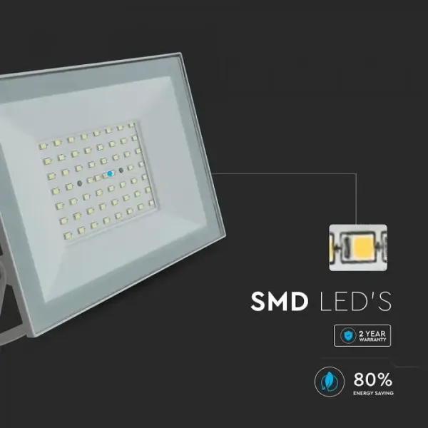 Faro LED da 50W con chip SMD e luce neutra 4000K | Clever energy