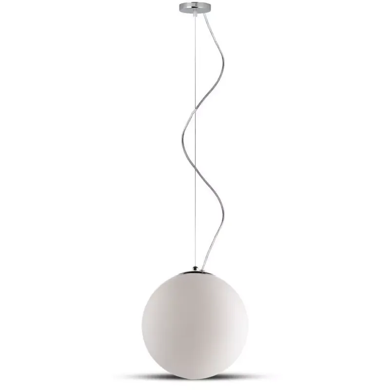 Pendant Light Chrome with Chrome Canopy