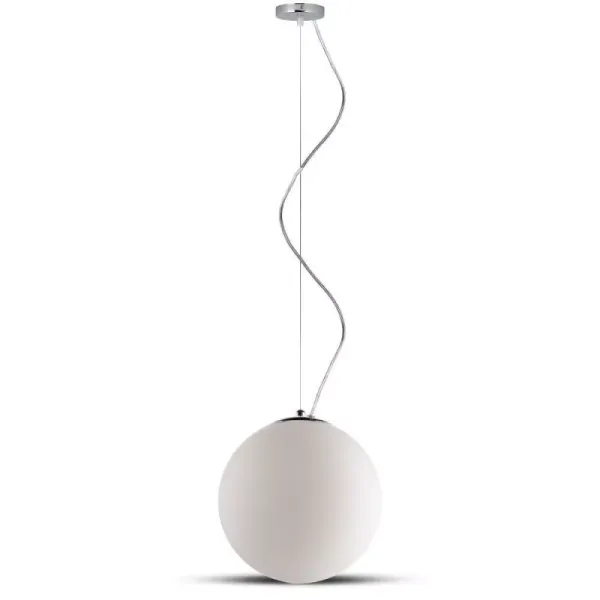 Pendant Light Chrome with Chrome Canopy