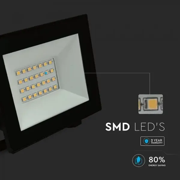 Faro LED da 20W con chip SMD e luce fredda 6500K | Energy Clever