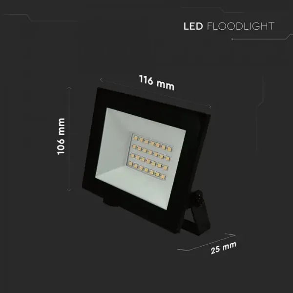 Faro LED da 20W con chip SMD e luce fredda 6500K | Energy Clever