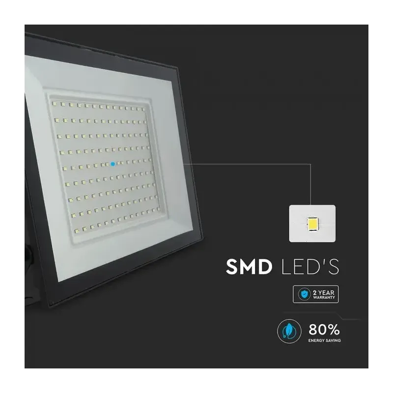 Faro LED da 100W con chip SMD e luce naturale 4000K | Energy Clever
