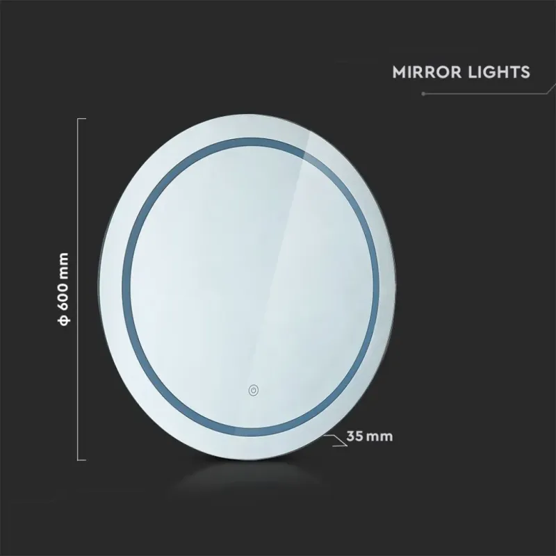 V-TAC Specchio LED Rotondo | Energy Clever