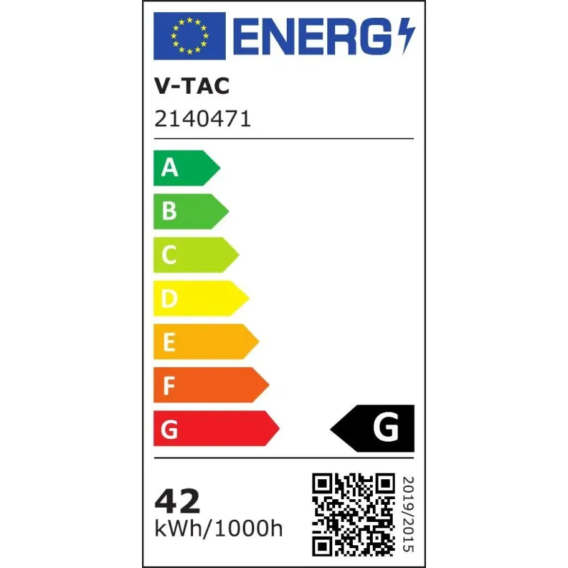 V-TAC Specchio LED Rettangolare da Bagno | Energy Clever