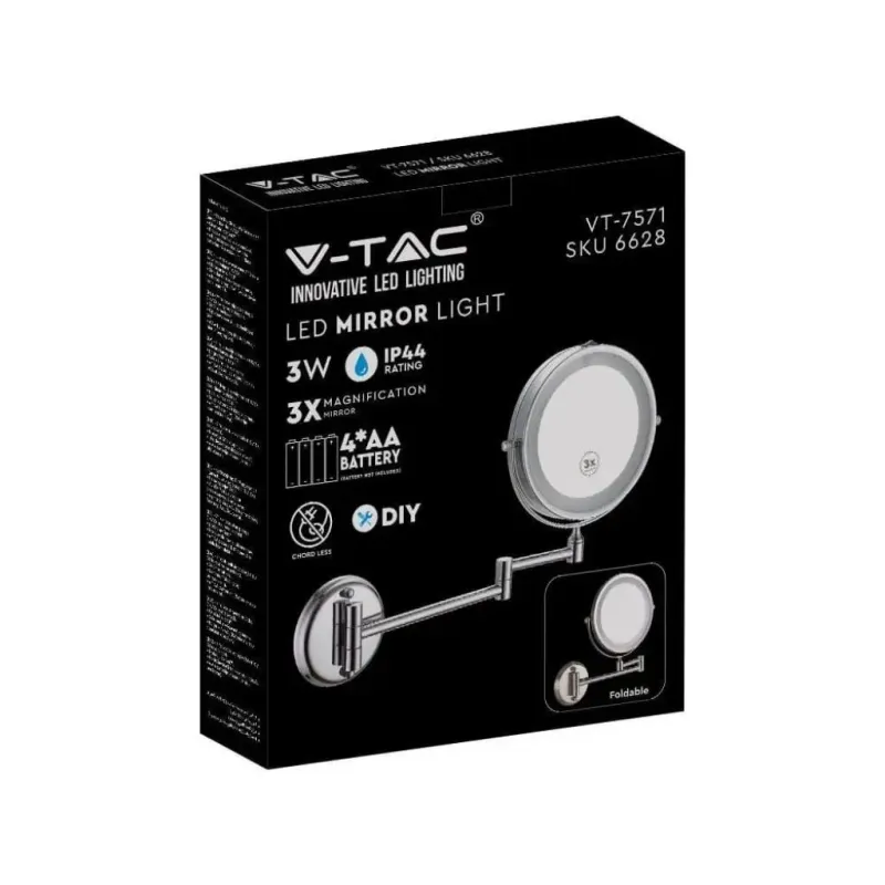 V-TAC Specchio LED Rotondo | Energy Clever