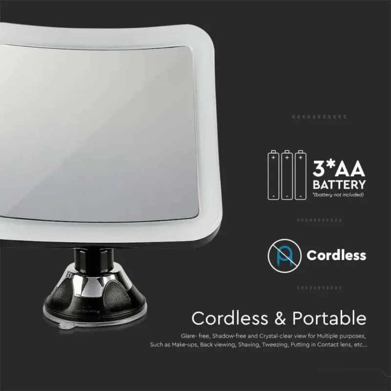 V-TAC Specchio LED Quadrato | Energy Clever