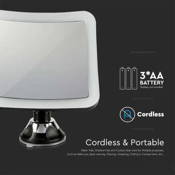 V-TAC Specchio LED Quadrato | Energy Clever