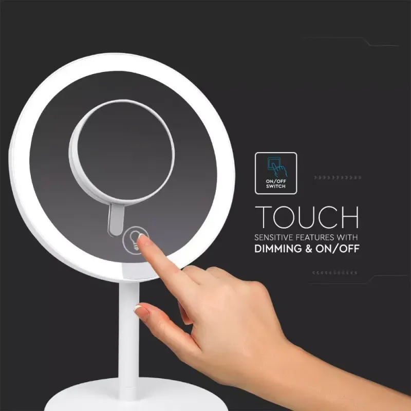 V-TAC Specchio LED da Tavolo | Energy Clever