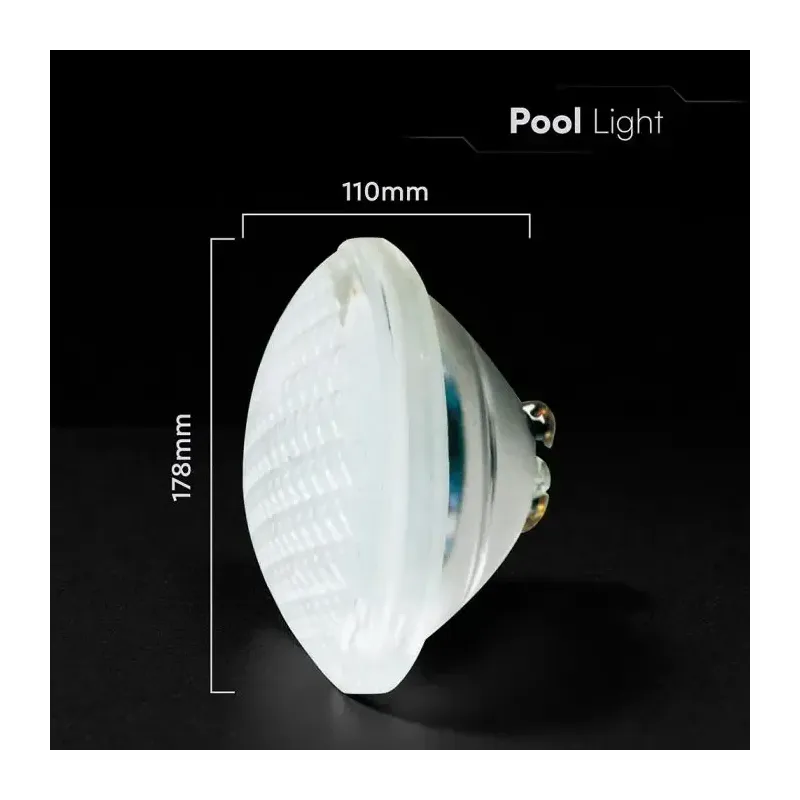 V-TAC Lampada LED da Piscina 8W PAR56 RGB | Energy Clever