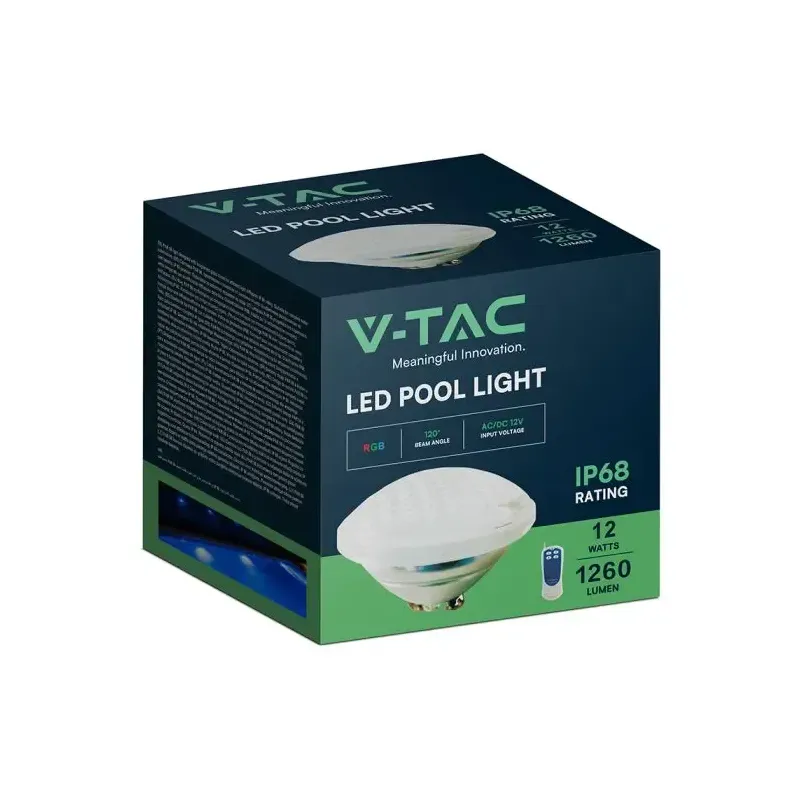 V-TAC Lampada LED da Piscina 12W PAR56 6500K IP68 | Energy Clever