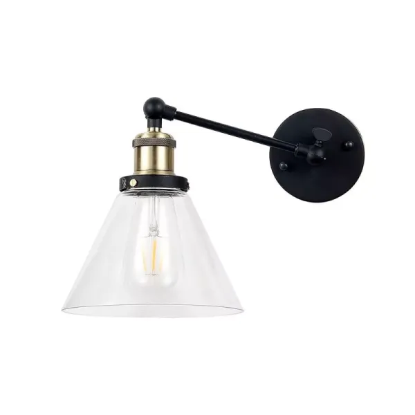 Wall Lamp W/V Cone Shape Glass D:140mm
