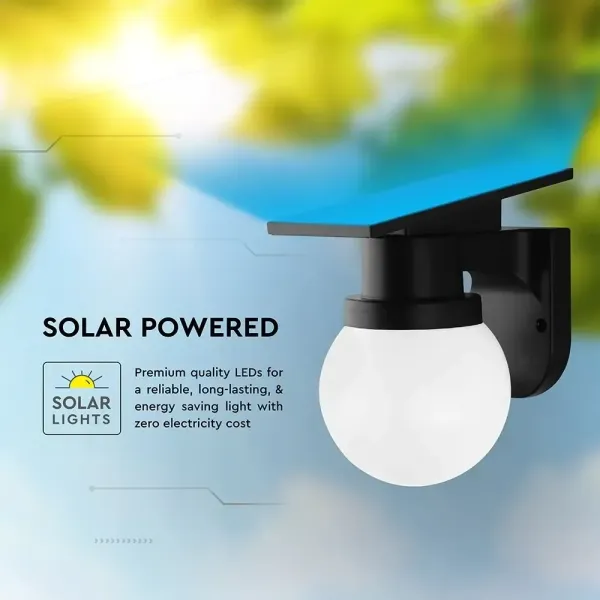 V-TAC Applique LED Solare Esterno 0,9W e Telecomando | Energy Clever