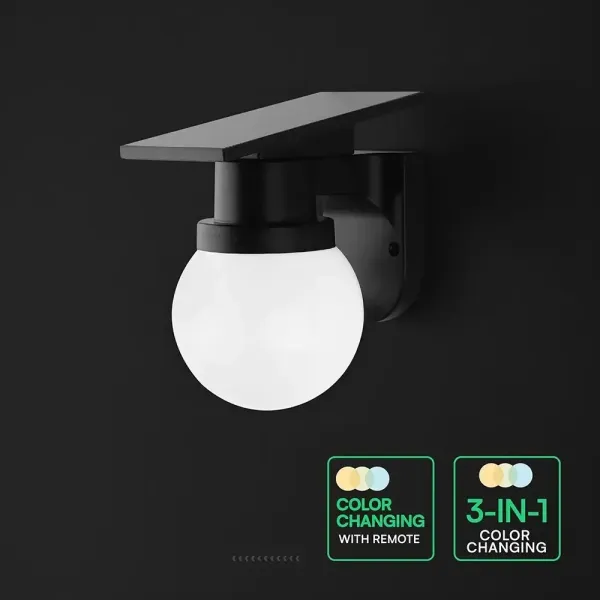 V-TAC Applique LED Solare Esterno 0,9W e Telecomando | Energy Clever