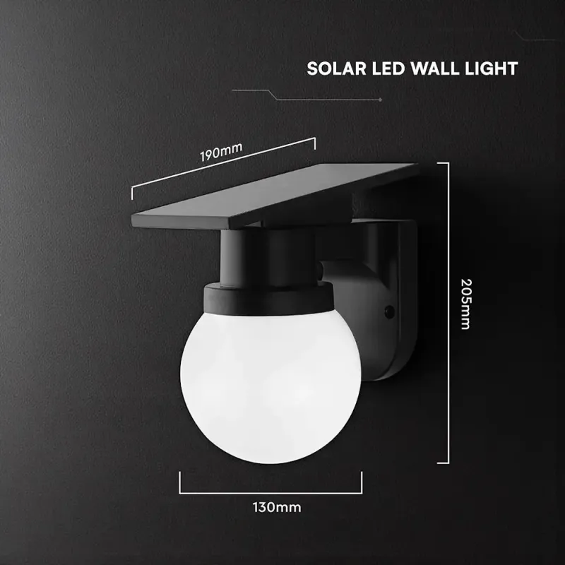 V-TAC Applique LED Solare Esterno 0,9W e Telecomando | Energy Clever