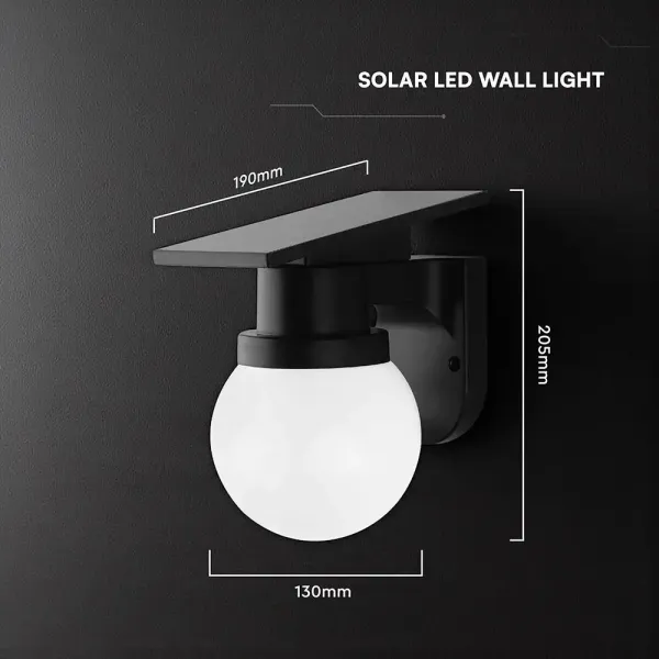 V-TAC Applique LED Solare Esterno 0,9W e Telecomando | Energy Clever