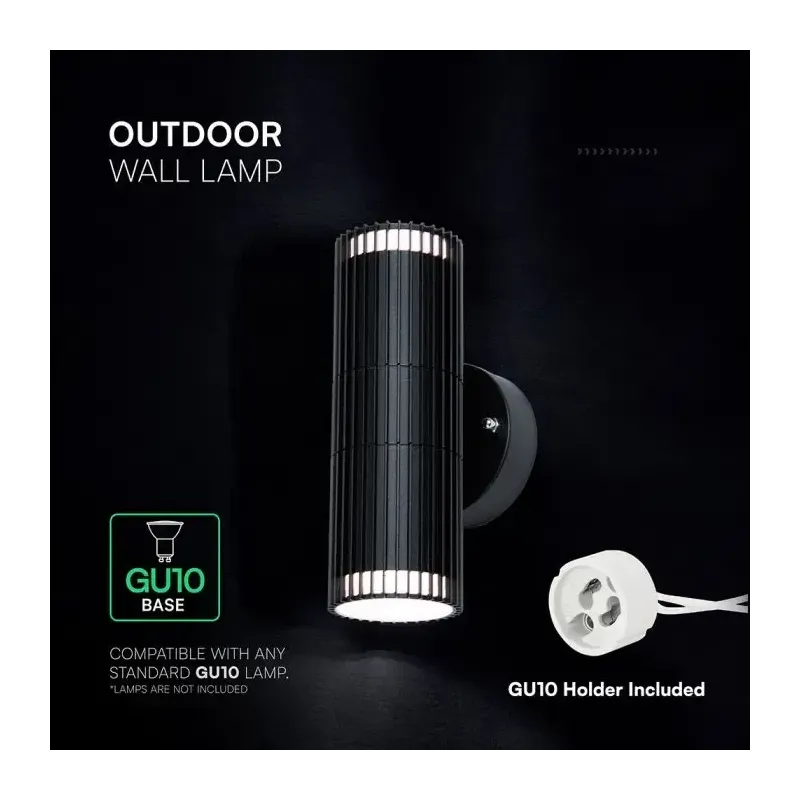 V-TAC Applique LED da Esterno 2xGU10 Doppio Fascio | Energy Clever