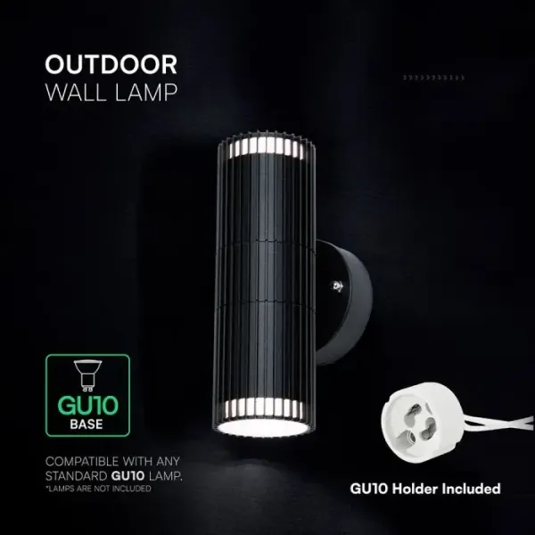 V-TAC Applique LED da Esterno 2xGU10 Doppio Fascio | Energy Clever