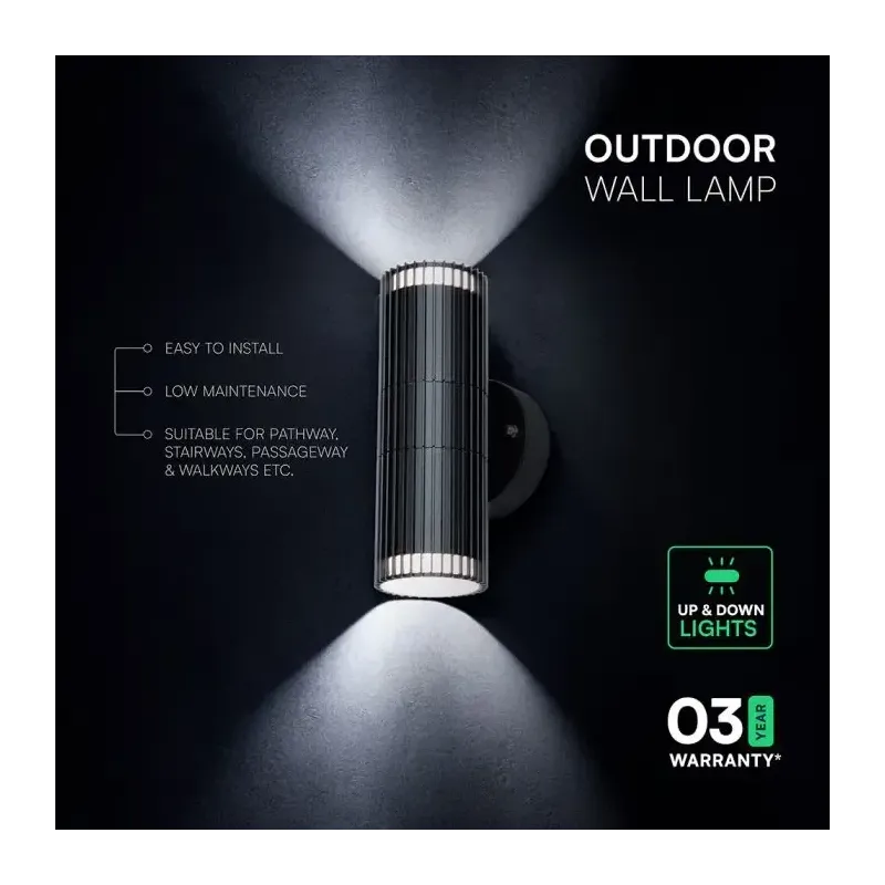 V-TAC Applique LED da Esterno 2xGU10 Doppio Fascio | Energy Clever