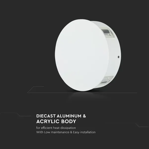 V-TAC Applique LED da Esterno 4W Quadrata | Energy Clever