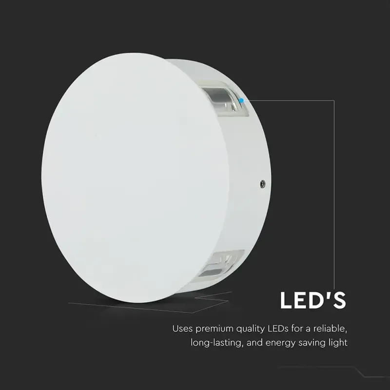 V-TAC Applique LED da Esterno 4W Quadrata | Energy Clever