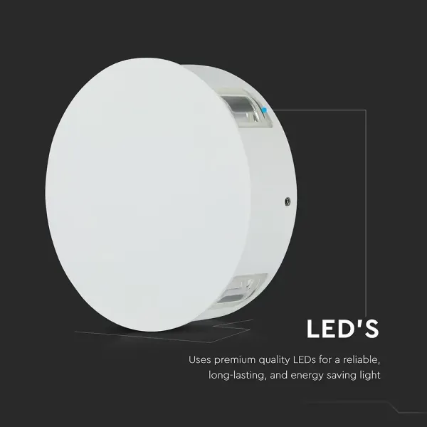 V-TAC Applique LED da Esterno 4W Quadrata | Energy Clever