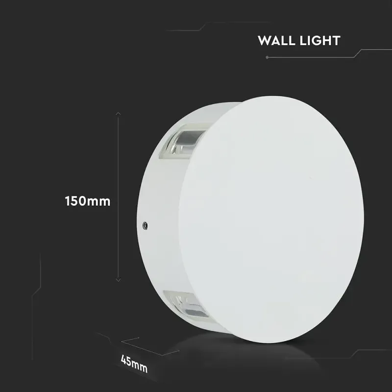 V-TAC Applique LED da Esterno 4W Quadrata | Energy Clever