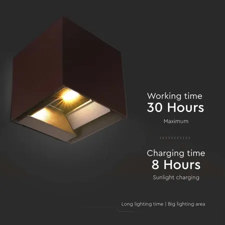 V-TAC Applique LED Solare da Esterno 9W con Sensore | Energy Clever 2