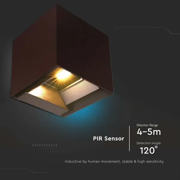 V-TAC Applique LED Solare da Esterno 9W con Sensore | Energy Clever