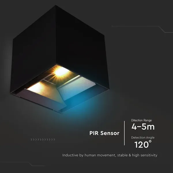 V-TAC Applique LED Solare da Esterno 9W con Sensore | Energy Clever