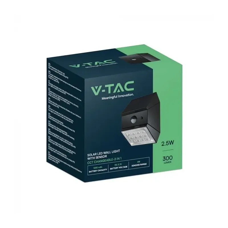 V-TAC Applique LED Solare da Esterno | Energy Clever