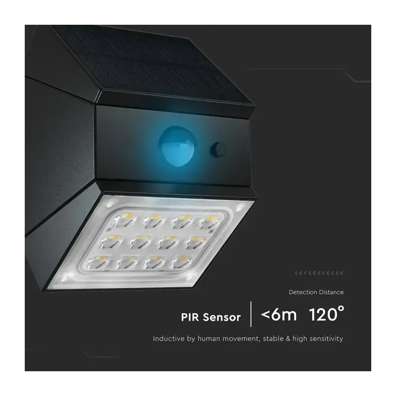 V-TAC Applique LED Solare da Esterno | Energy Clever