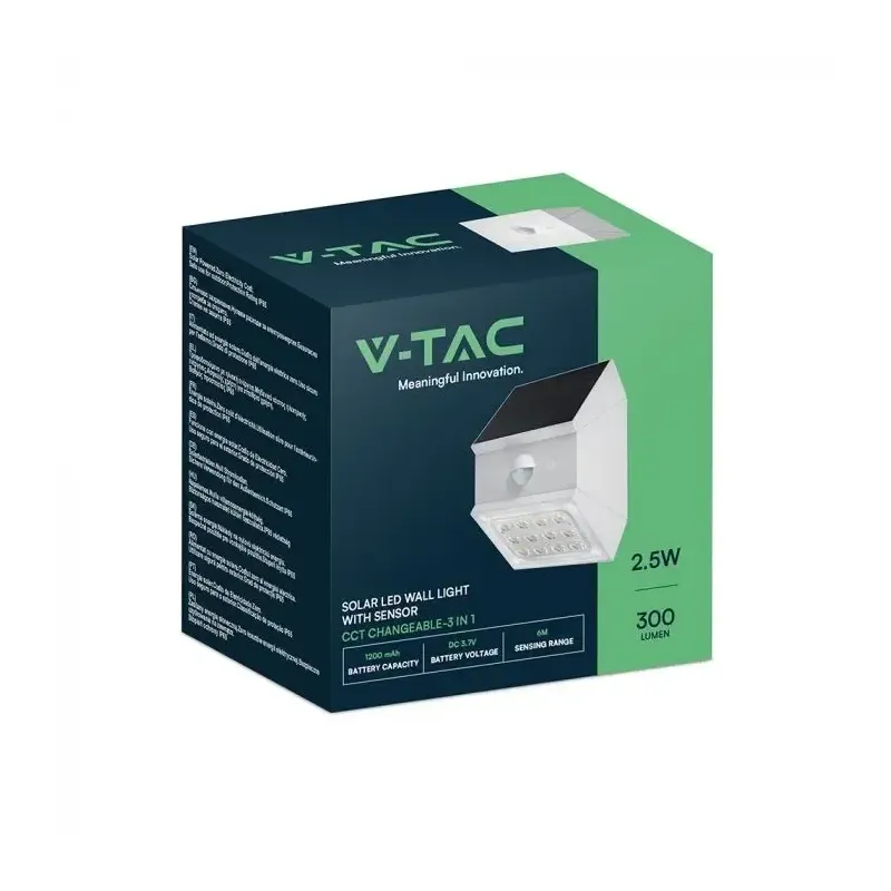 V-TAC Applique LED Solare da Esterno | Energy Clever